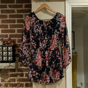 Lush floral romper